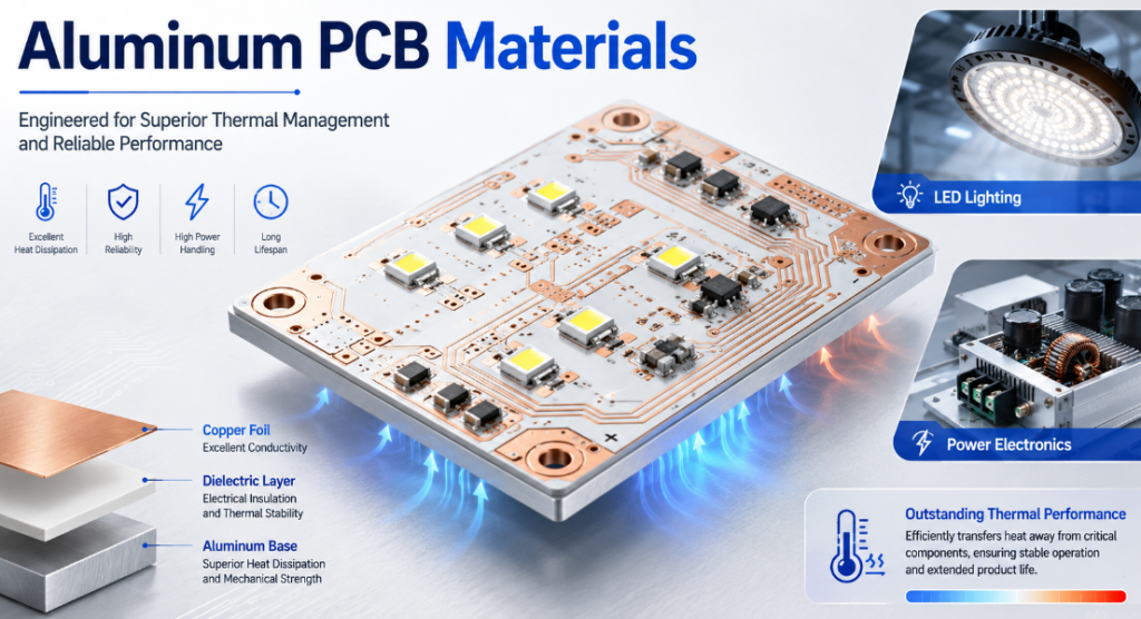 aluminum PCB materials, https://www.bestpcbs.com/blog/2026/06/aluminum-pcb-materials/