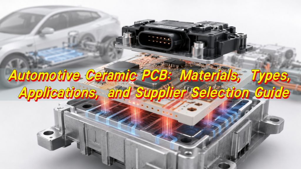 Automotive Ceramic PCB: Materials, Types, Applications, and Supplier Selection Guide