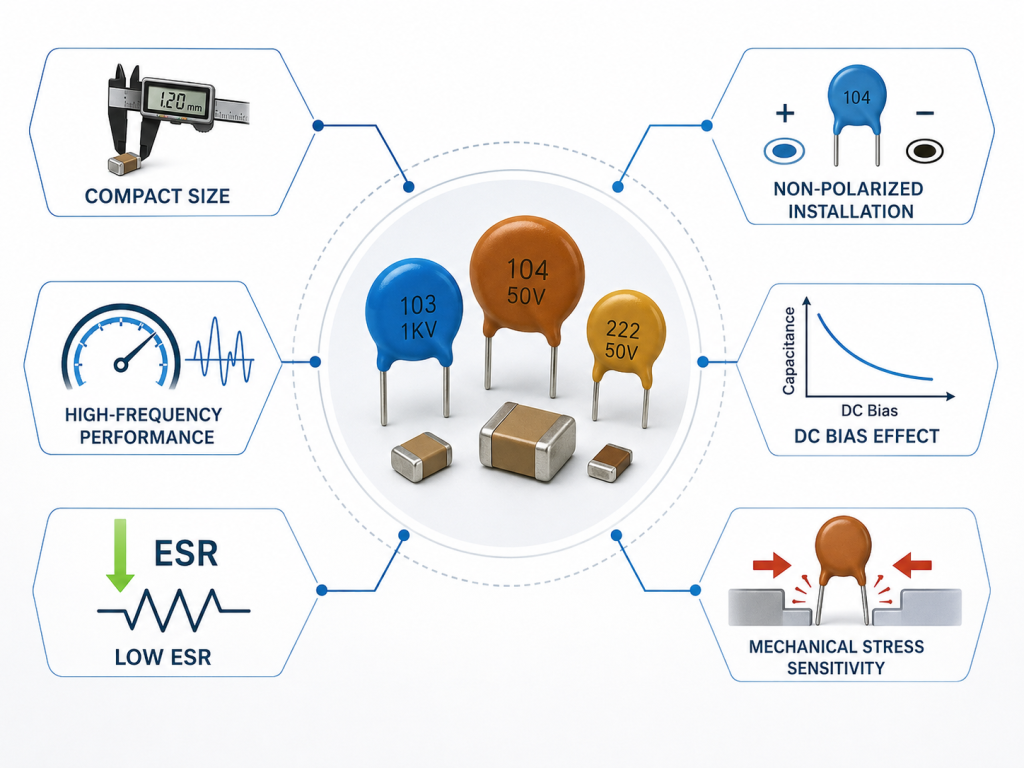 Do ceramic capacitors have polarity? Ceramic smd capacitor polarity