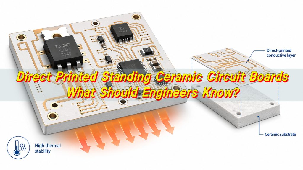 Direct Printed Standing Ceramic Circuit Boards: What Should Engineers Know?