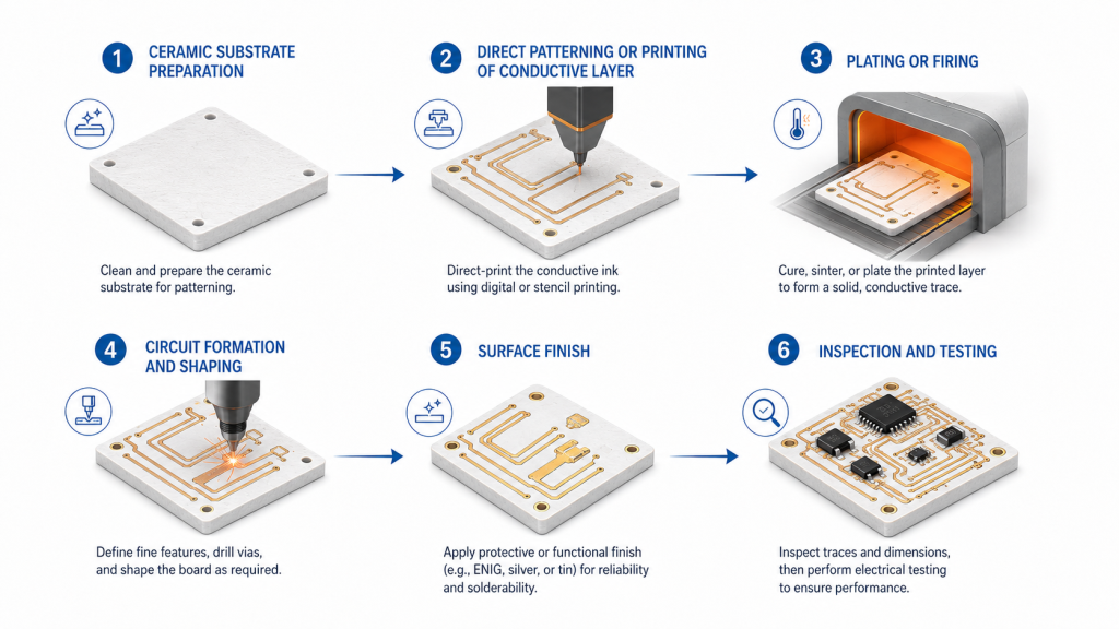 Direct Printed Standing Ceramic Circuit Boards: What Should Engineers Know?