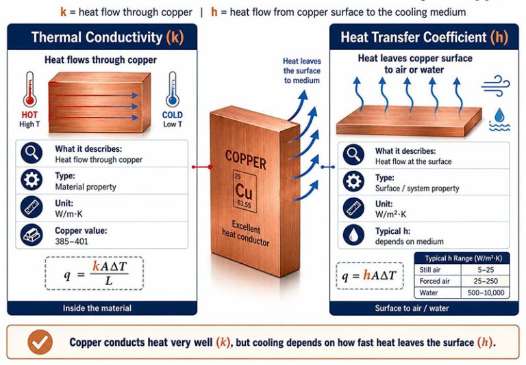 Coper Path Code Heat Transfer Coefficient of Copper: H Value Guide