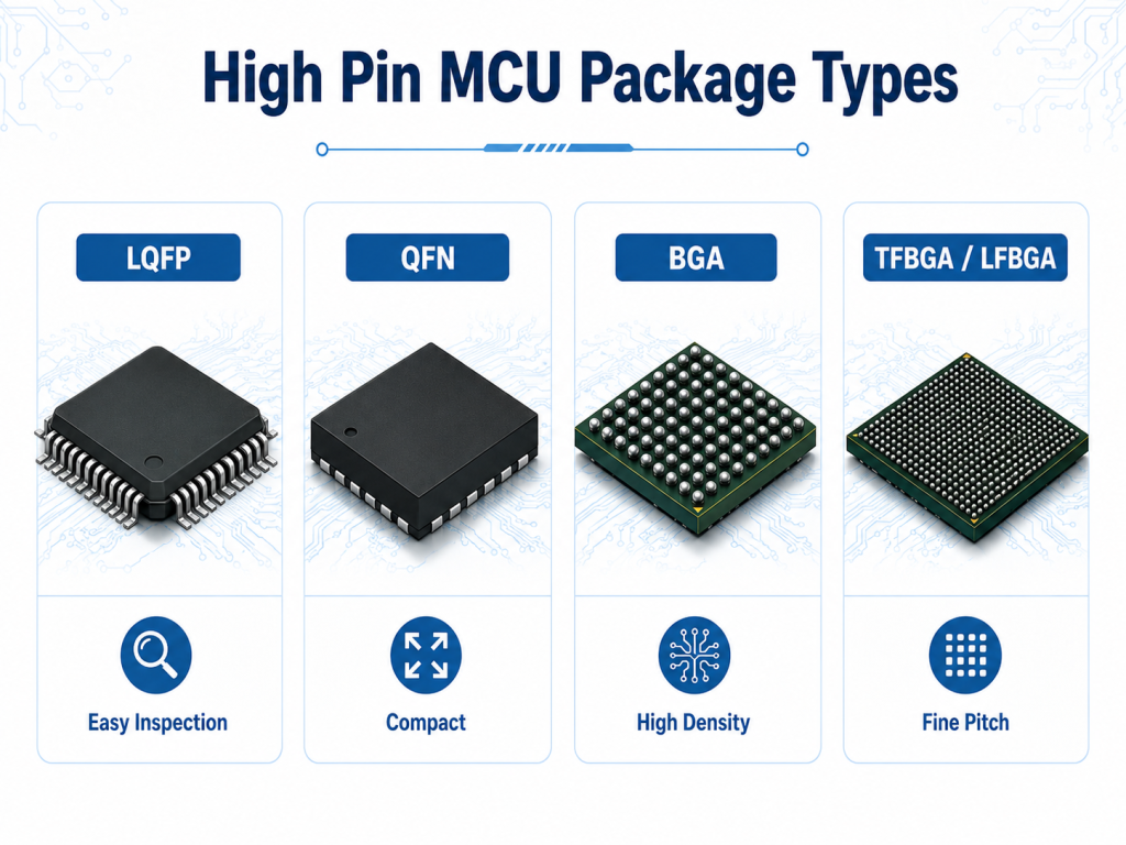 High Pin MCU Package Types