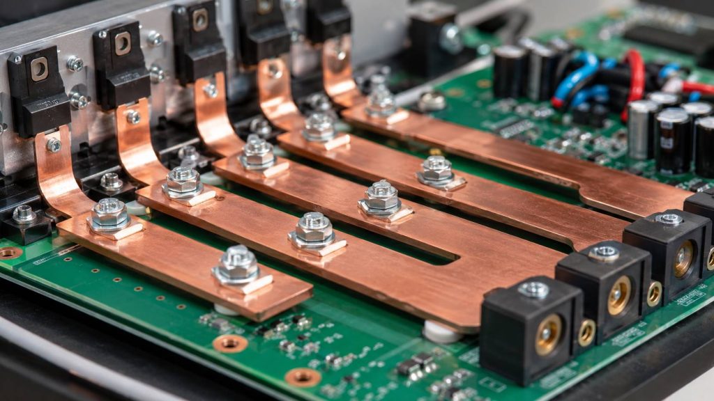 Horizontal PCB Busbars