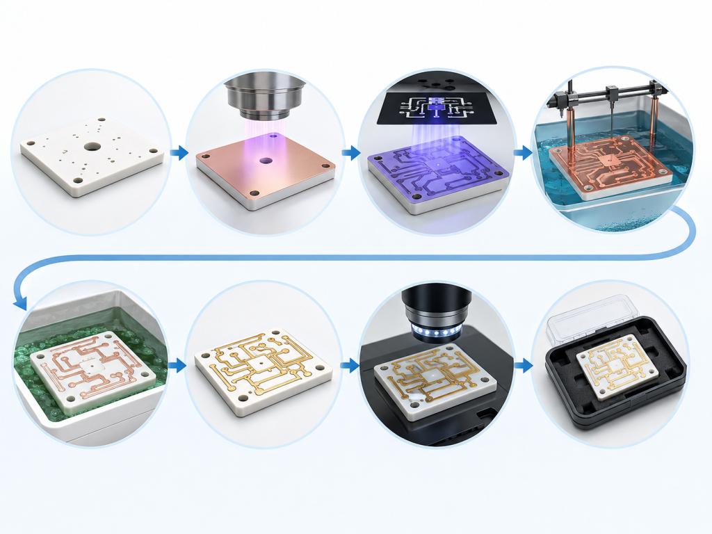Quick Turn DPC Ceramic PCB Fabrication: Specs & QA