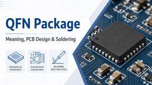 QFN package guide covering meaning, PCB design and soldering