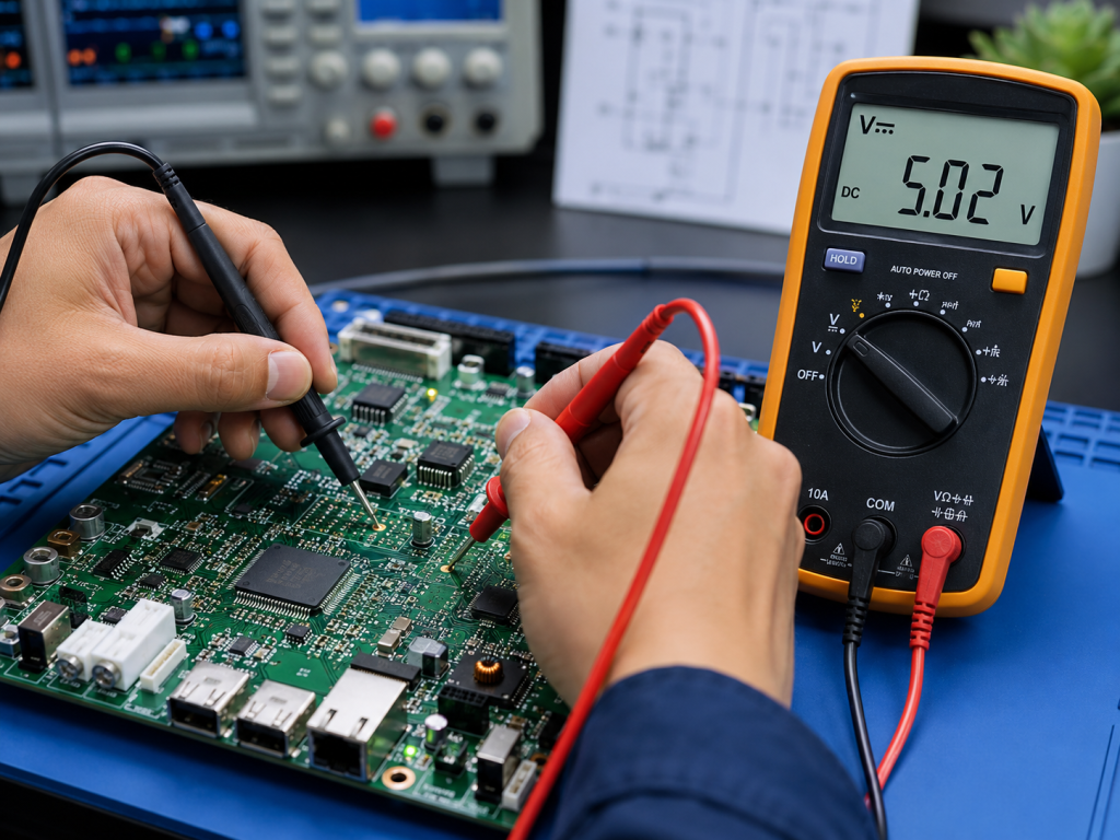 DC Voltage Symbol in Multimeter