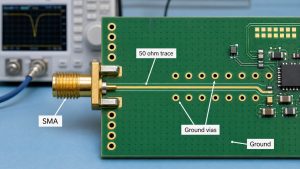 sma terminal pcb