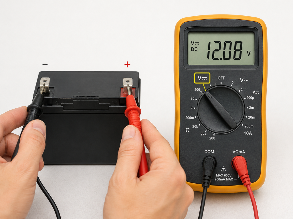 How to Read DC Volts?