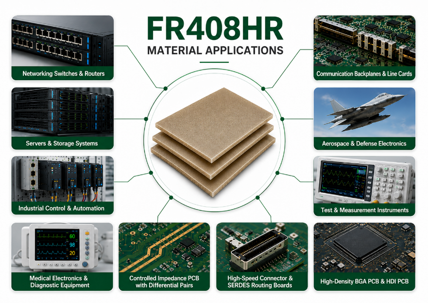 FR408HR Applications, https://www.bestpcbs.com/blog/2026/07/fr408hr/