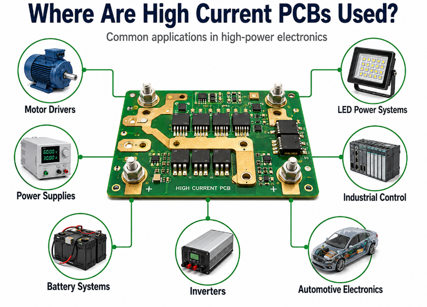 High Current PCB Application, https://www.bestpcbs.com/blog/2026/07/high-current-pcb/