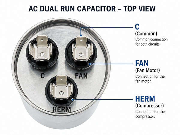 How Do AC Capacitor Terminals Work?