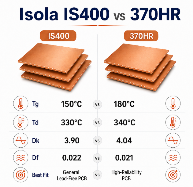 Isola IS400 vs 370HR, https://www.bestpcbs.com/blog/2026/07/isola-is400/