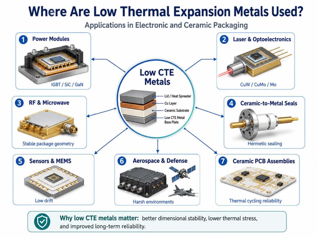 Low Thermal Expansion Metals