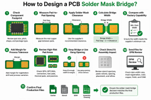 What Is a Solder Mask Bridge? Width Calculation and Design Rules