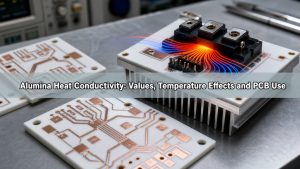 Alumina heat conductivity values temperature effects and PCB use