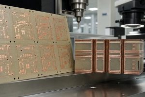 AR1000 PCB fabrication with PTFE laminate drilling and microsection inspection