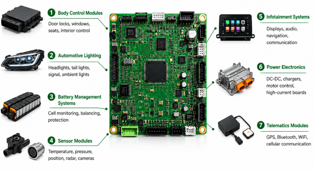Automotive Electronics PCB application, https://www.bestpcbs.com/blog/2026/07/automotive-electronics-pcb/