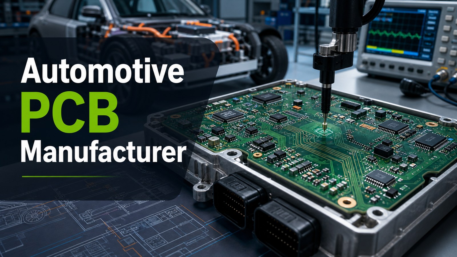 Automotive PCB manufacturer engineering inspection for electronic control PCB