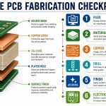 Bare PCB fabrication checkpoints for material copper drilling finish and electrical test