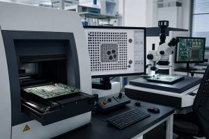 NSMD Pad and BGA solder joint quality inspection using X-ray and optical equipment