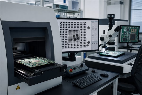 NSMD Pad and BGA solder joint quality inspection using X-ray and optical equipment