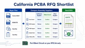 California PCBA RFQ shortlist comparison for local suppliers and EBest Circuit