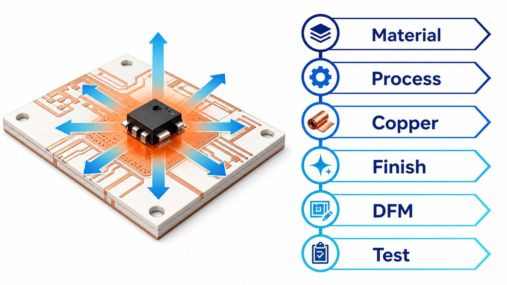 Ceramic PCB RFQ planning flow from material and process to copper finish DFM and test