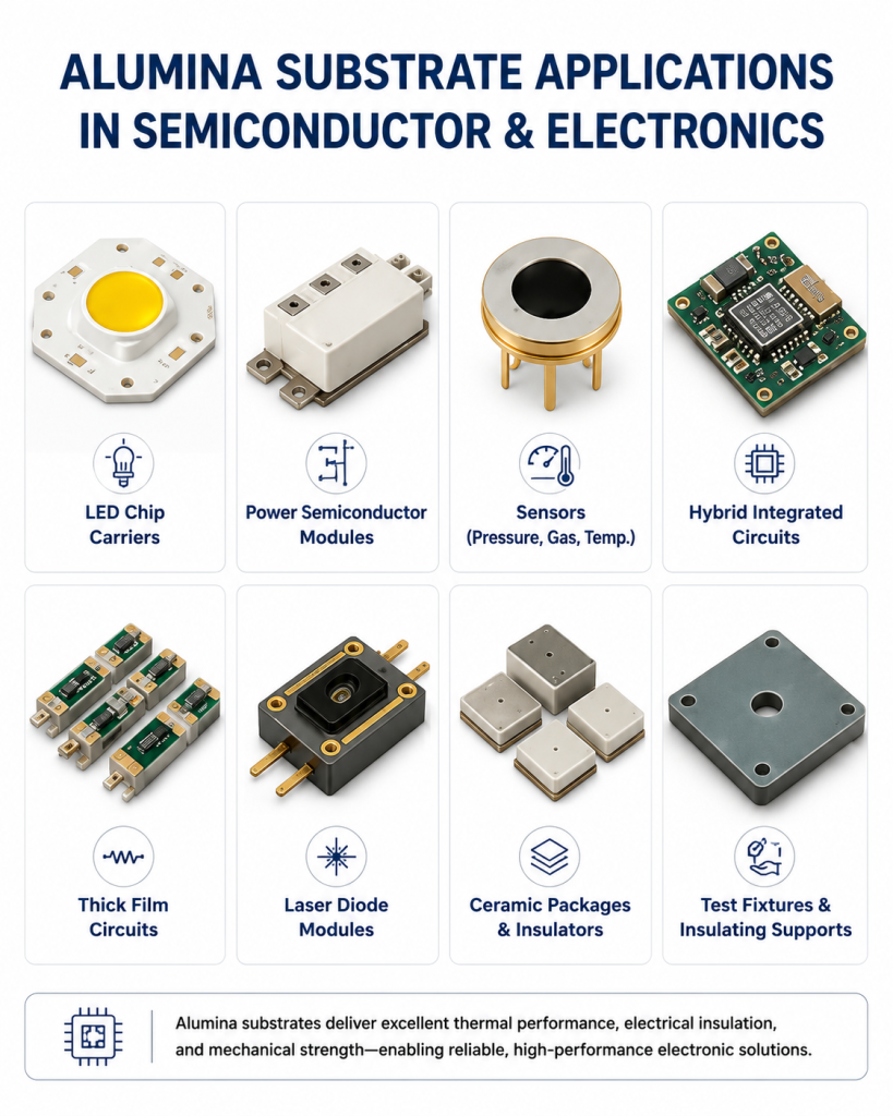 Choosing ceramic substrates factors to consider alumina material properties applications