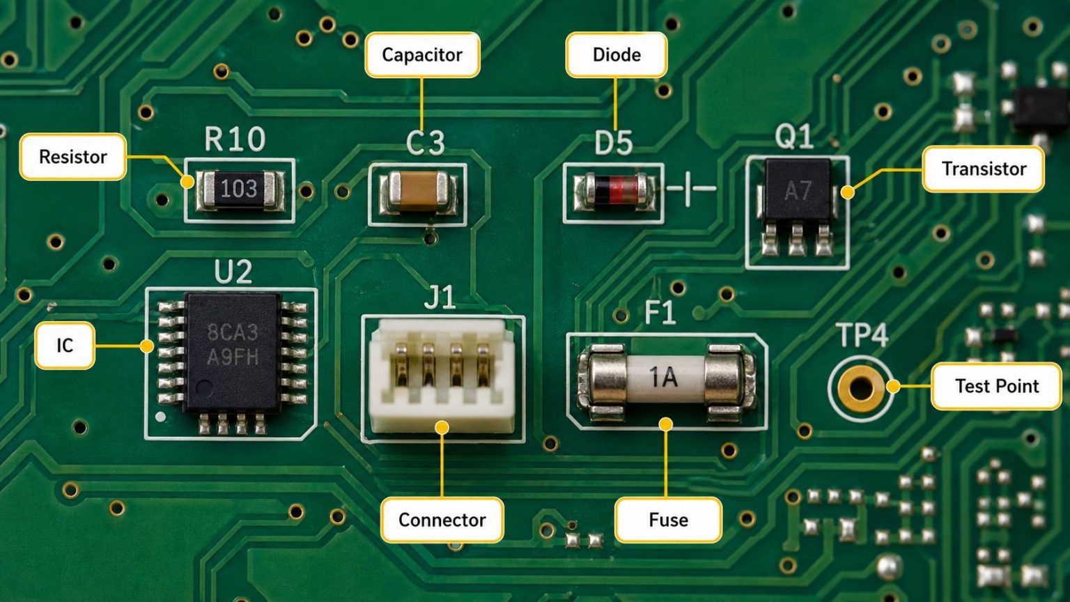 Component Marking Circuit Board Markings: How to Read PCB Symbols & Codes