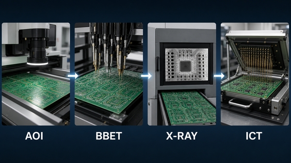 PCB factory detection flow for circuit opening defects