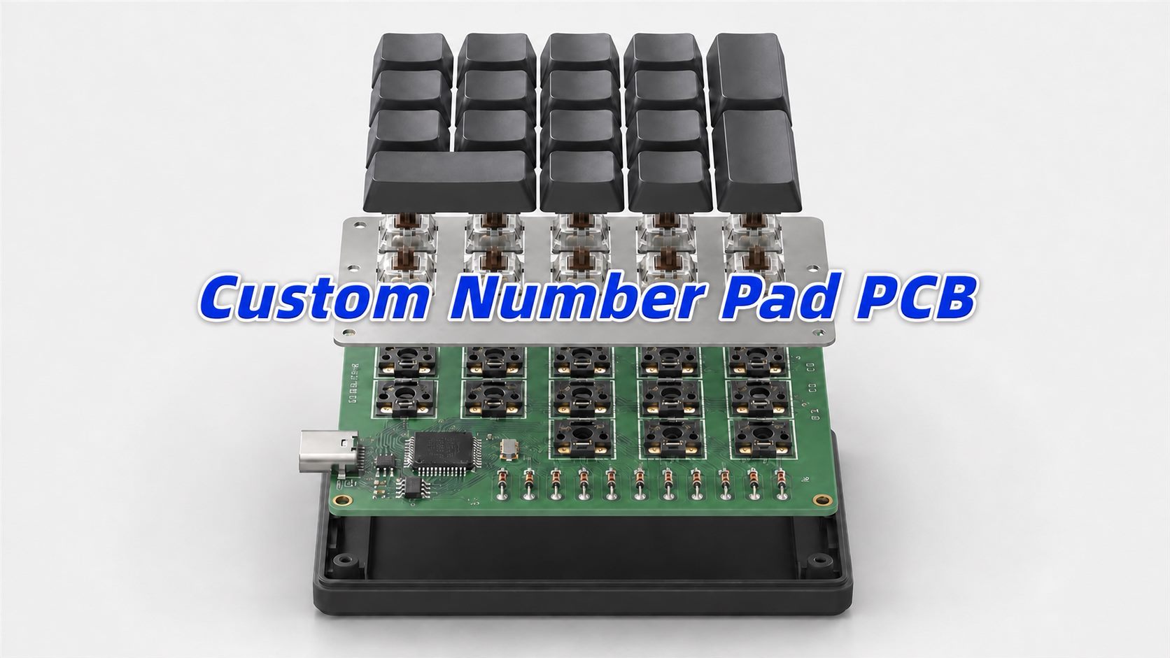 Custom Number Pad PCB