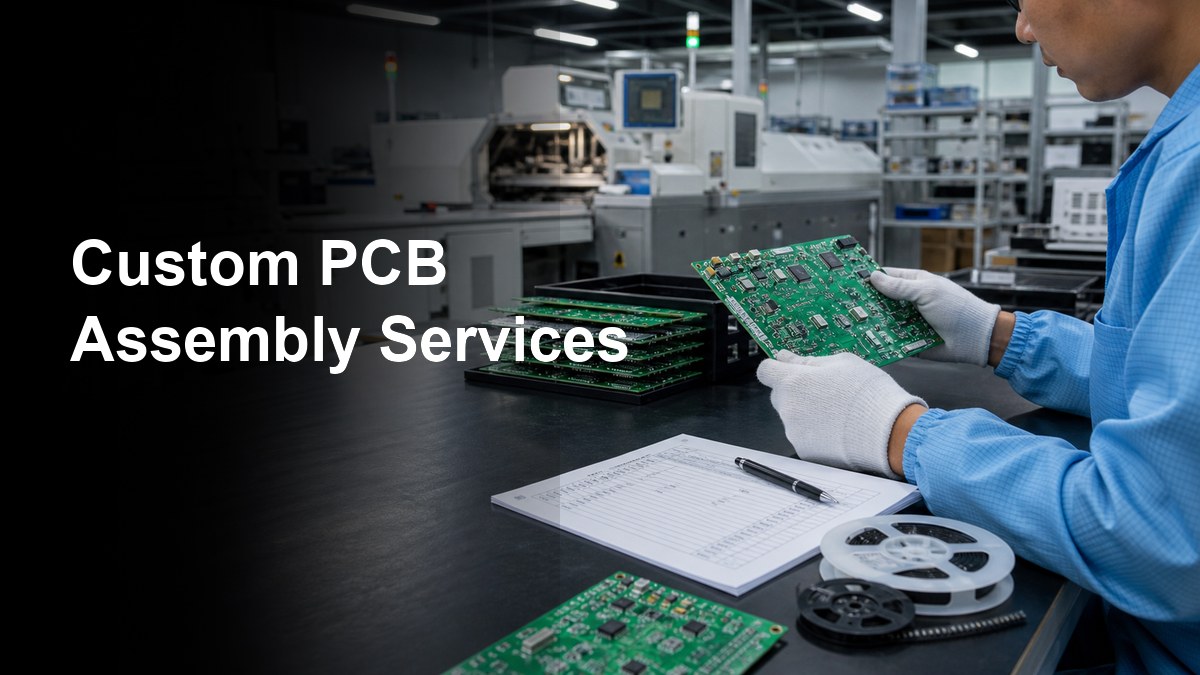 Custom PCB assembly services with assembled circuit boards, SMT equipment and BOM review