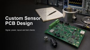 Custom PCB Design for Sensors: Signal, Power and Test Checks