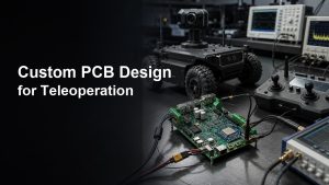 Custom PCB Design for Teleoperation: Latency, Power and RF Checks