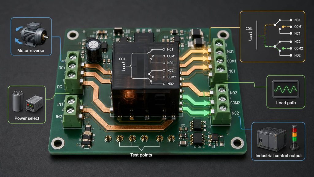 dpdt relay diagram
