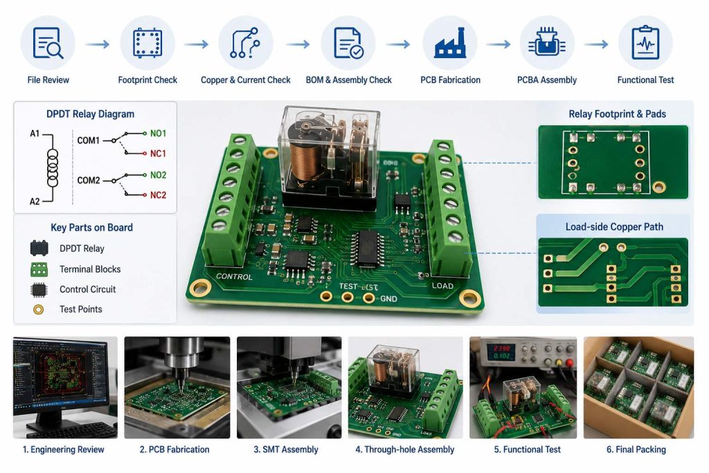 dpdt relay diagram