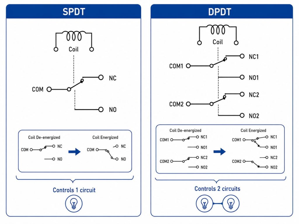dpdt relay diagram