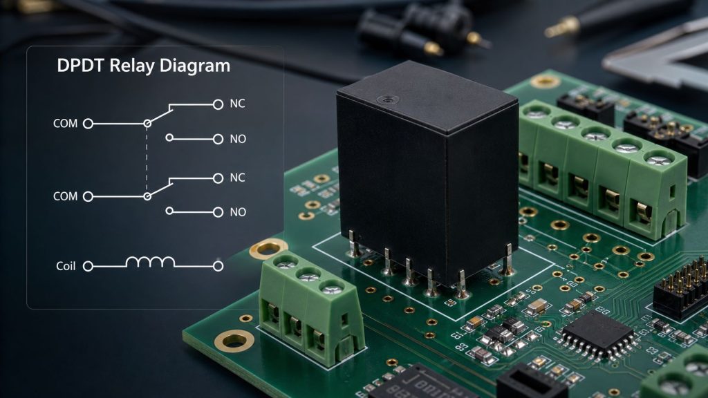 dpdt relay diagram