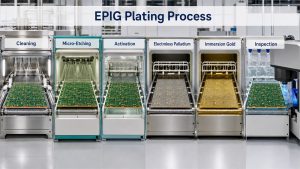 EPIG plating process from cleaning through inspection