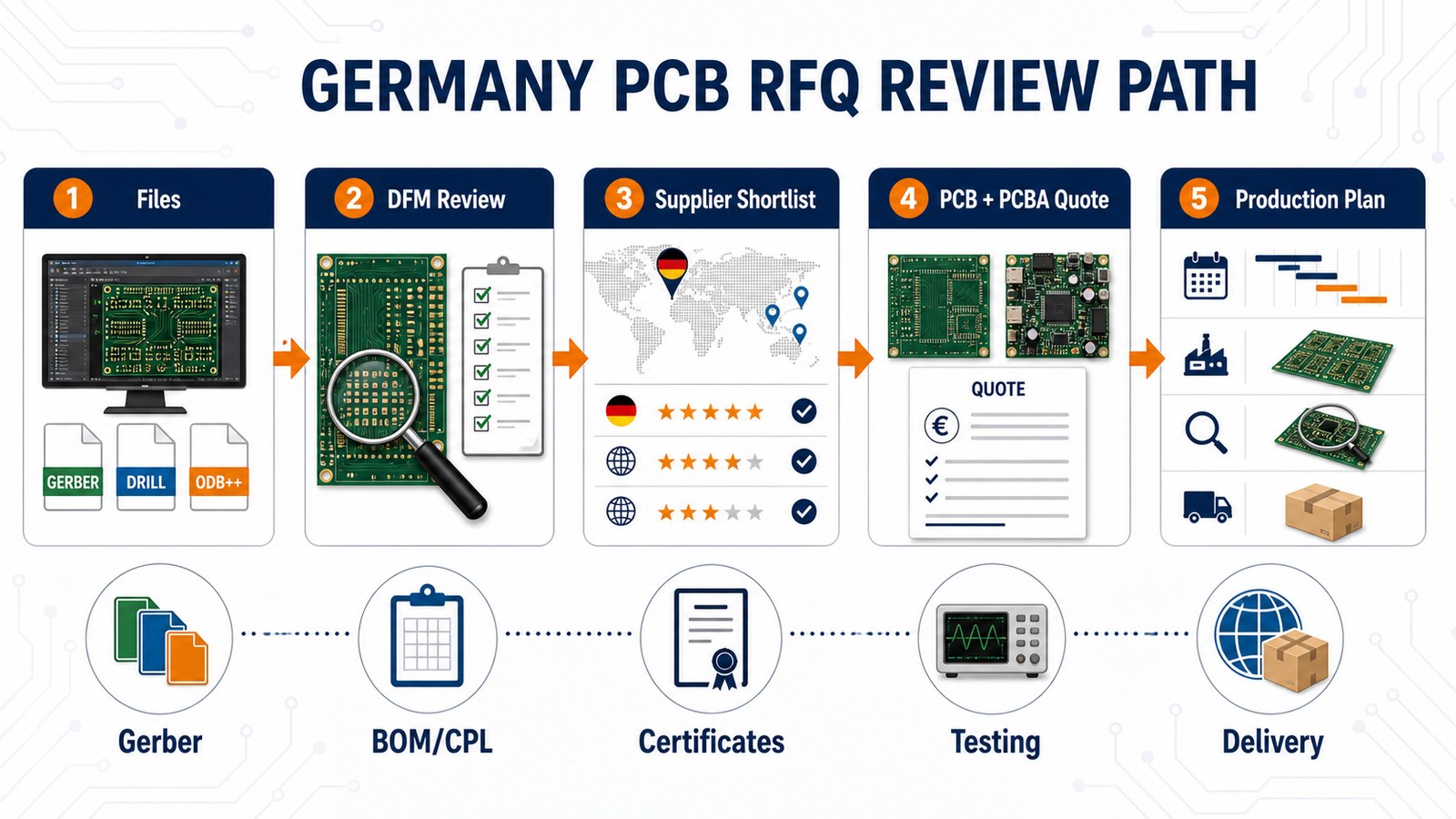 Germany PCB RFQ review path