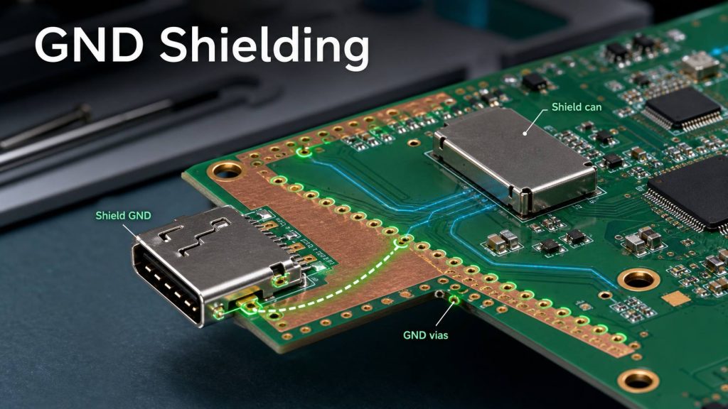 gnd shielding