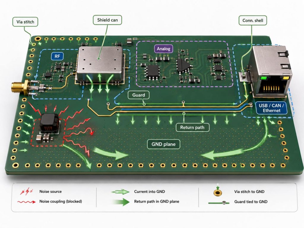 gnd shielding