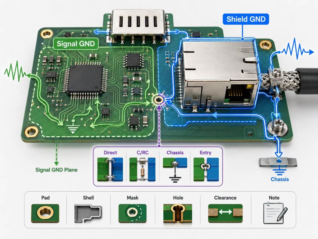 gnd shielding