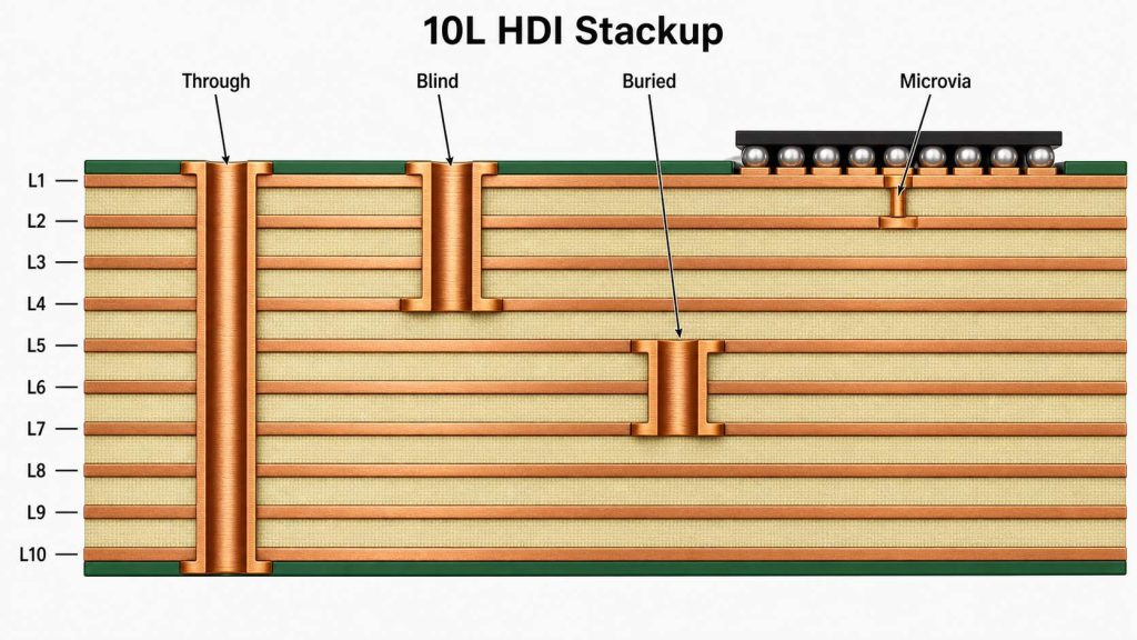 HDI Multilayer PCB