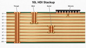 Reliable HDI Multilayer PCB Manufacturing | Multilayer HDI PCB Manufacturer