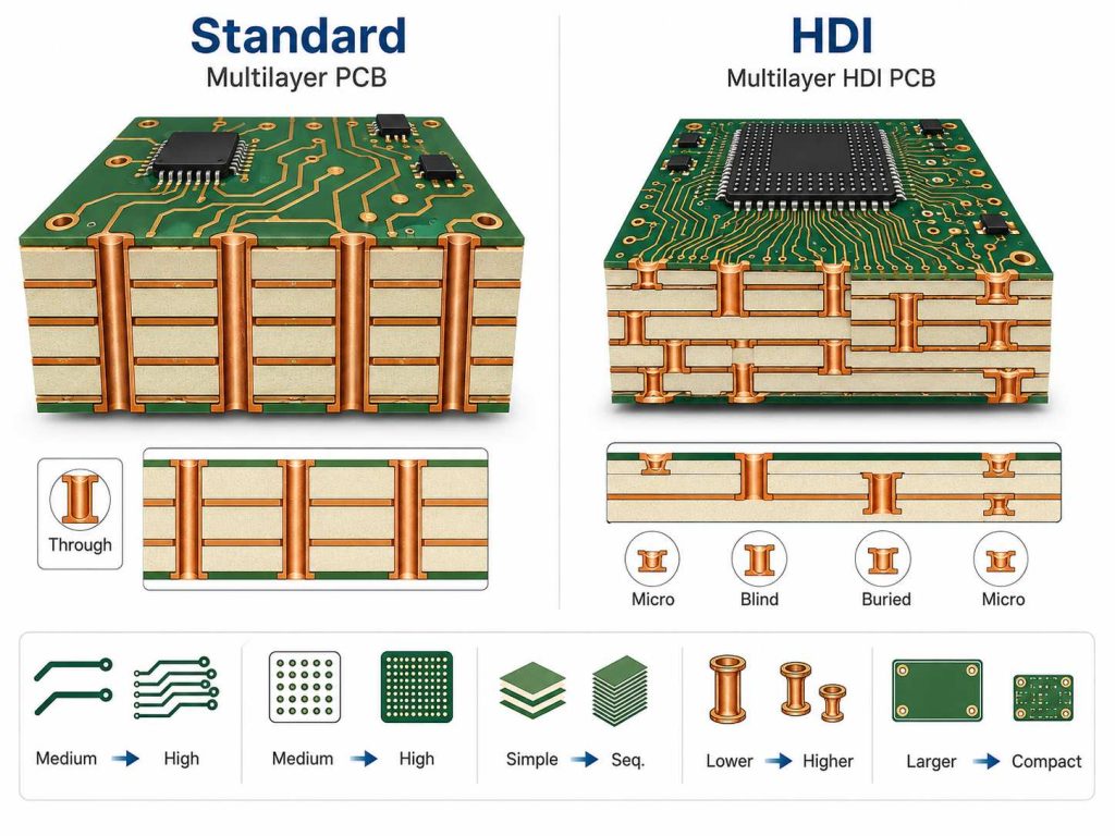HDI Multilayer PCB