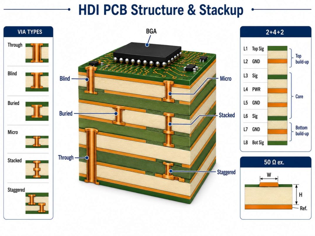 HDI Multilayer PCB
