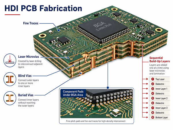 HDI PCB Fabrication