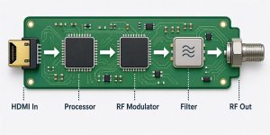 hdmi rf modulator component